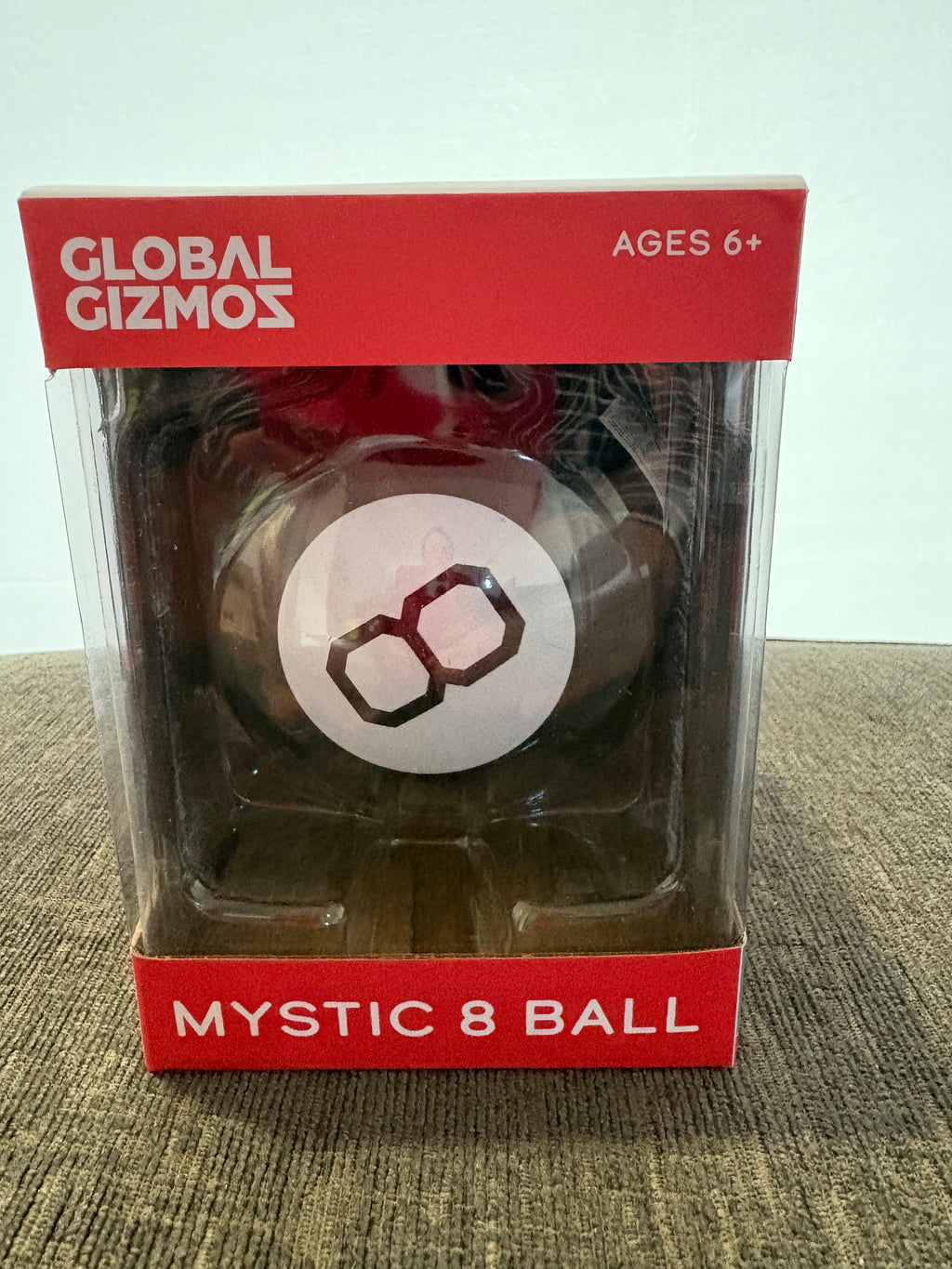 Classic Magic Eight Ball, Retro Black Fortune Teller Toy, Nostalgic Predictive Decision Maker, Fun Novelty Gift, Desk Accessory for Kids and Adults