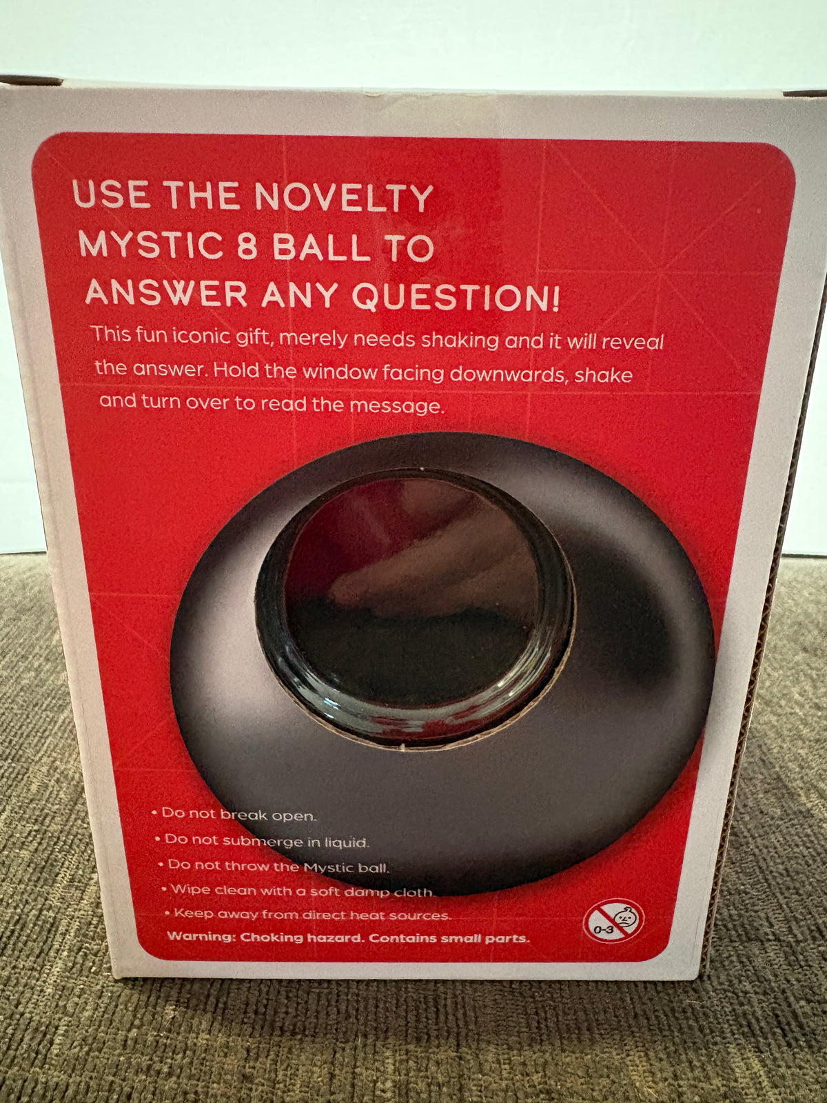 Classic Magic Eight Ball, Retro Black Fortune Teller Toy, Nostalgic Predictive Decision Maker, Fun Novelty Gift, Desk Accessory for Kids and Adults