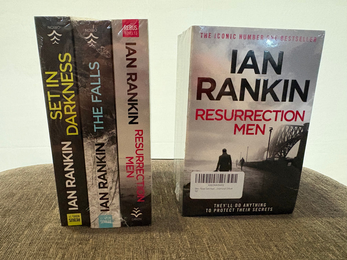 Rebus Dark Heart Collection by Ian Rankin: Set In Darkness, The Falls & Resurrection Men - Political Secrets, Historical Mysteries & Going Undercover (3-Book Set)