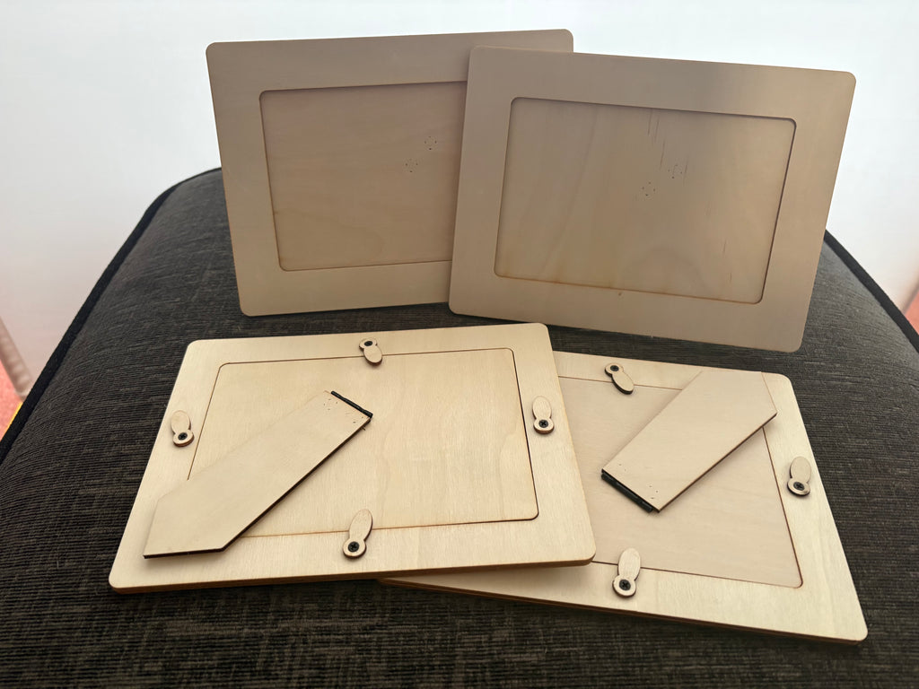 XIATIAN Picture Frame Painting Craft Kit, 4 Pcs Picture Frame Craft Se ...